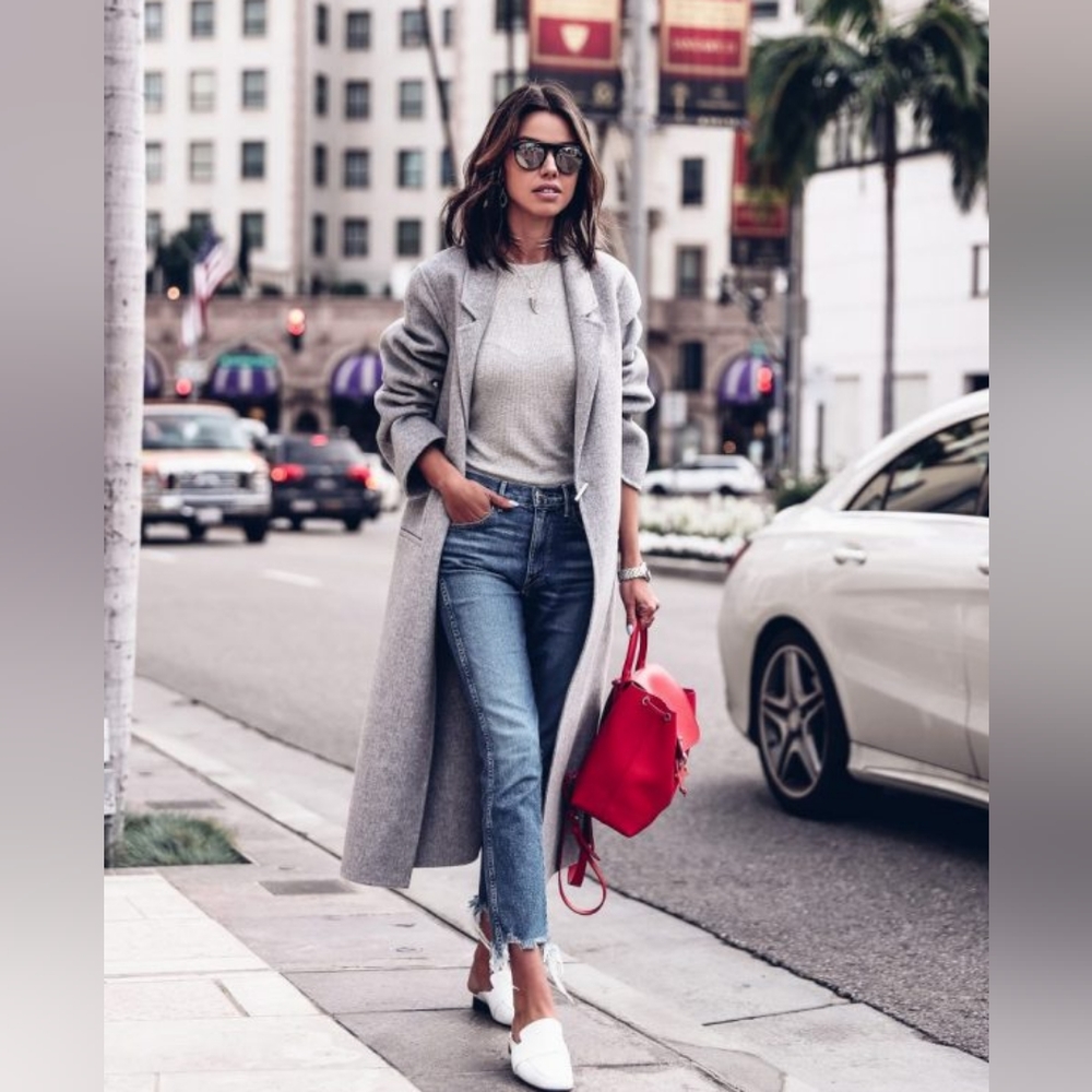 Zara M coat long trafaluc outerwear